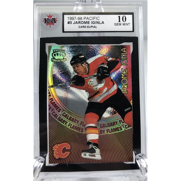 1997-98 Pacific Supial - Jarome Iginla KSA 10 - Flames