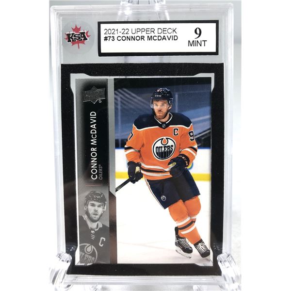 2021-22 UD - Connor McDavid KSA 9 - Oilers