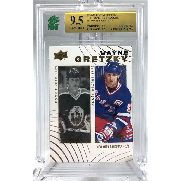 2024-25 UD TH - Wayne Gretzky MINT 9.5 - Oilers