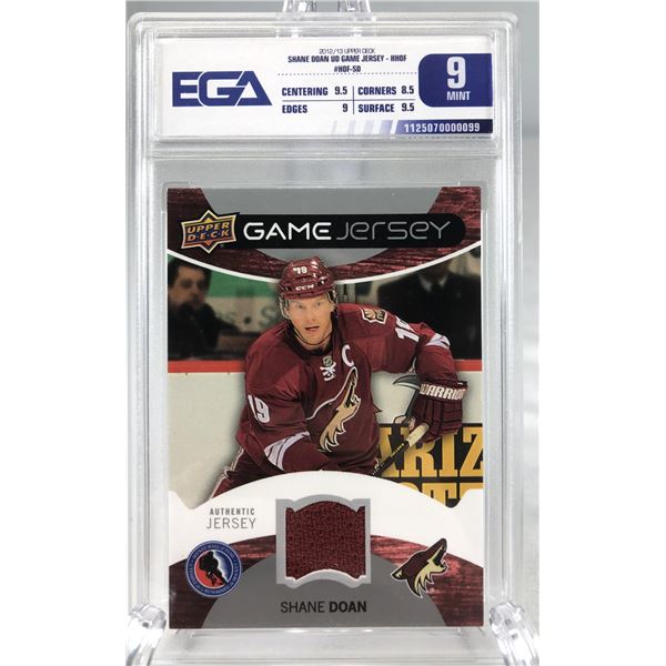 2012-13 UD Game Used - Shane Doan EGA 9 - Coyotes