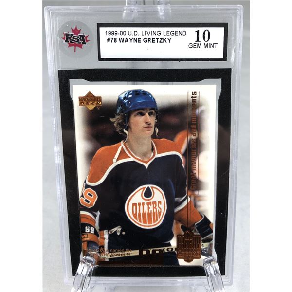 1999-00 UD Legend - Wayne Gretzky KSA 10 - Oilers