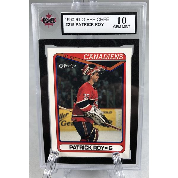 1990-91 OPC - Patrick Roy KSA 10 - Canadiens