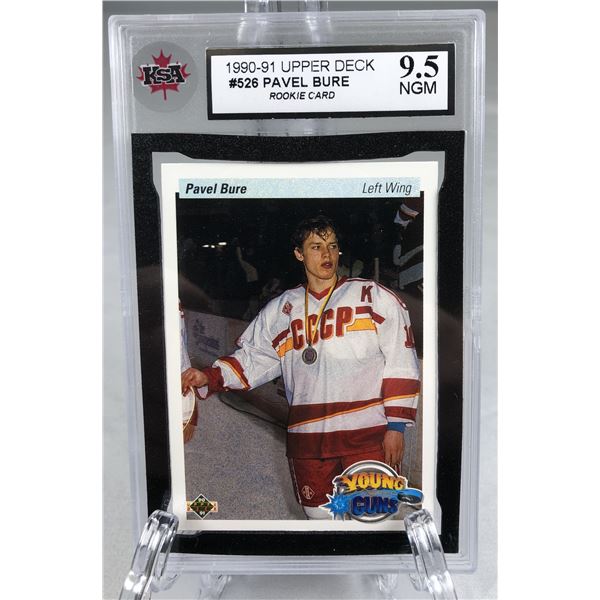 1990-91 UD YG - Pavel Bure RC KSA 9.5 - Canucks