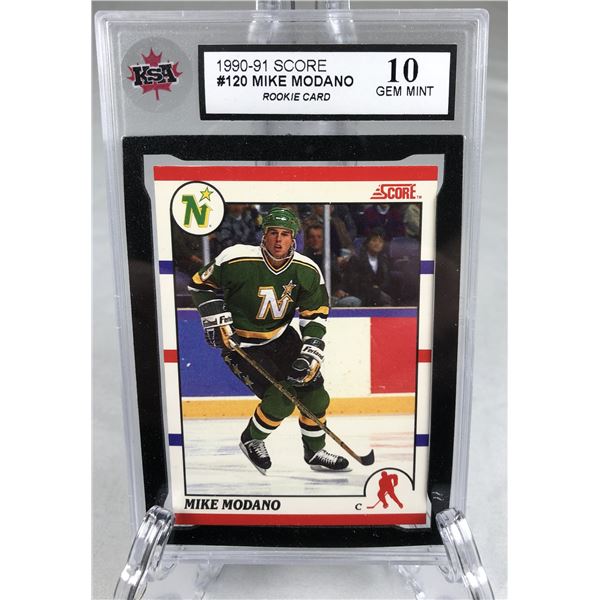 1990-91 Score - Mike Modano RC KSA 10 - Stars