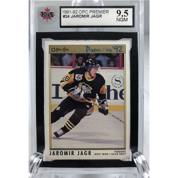 1991-92 OPC Premier - Jaromir Jagr KSA 9.5 - Penguins