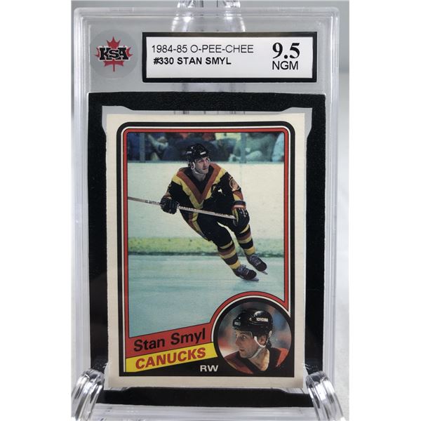 1984-85 OPC - Stan Smyl KSA 9.5 - Canucks