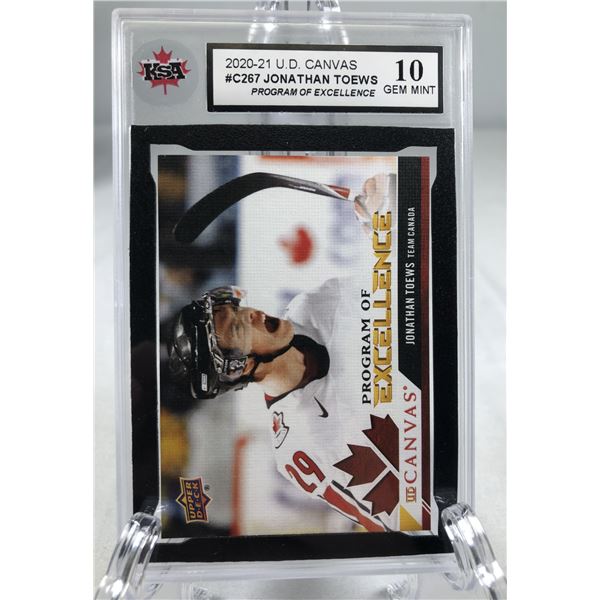 2020-21 UD Canvas - Jonathan Toews KSA 10