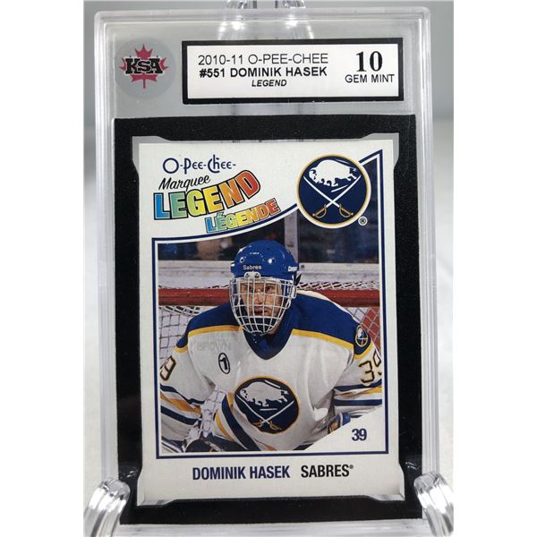 2010-11 OPC - Dominik Hasek KSA 10 - Sabres