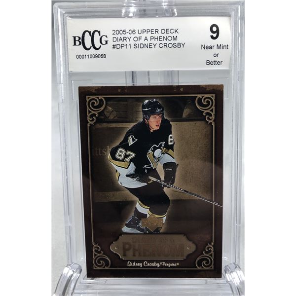 2005-06 UD Phenom - Sidney Crosby BCCG 9 - Penguins DP11