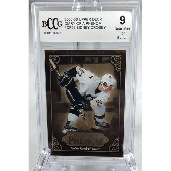 2005-06 UD Phenom - Sidney Crosby BCCG 9 - Penguins DP26
