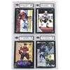Image 1 : Graded Hockey ROOKIE Cards x4 - Pius Suter, Gusev, Kallgren