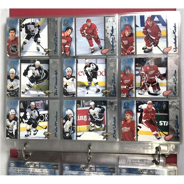 1997-98 OMEGA Hockey FULL Set - 1-250 w/ Pages & Binder