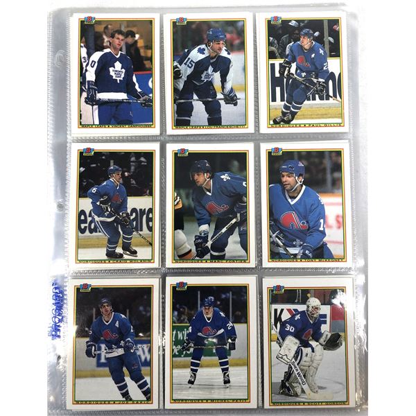 1990-91 Bowman Hockey FULL SET - 1-264 w/ Insert Set