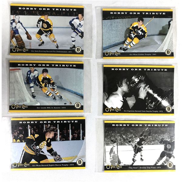 2007-08 OPC Bobby ORR Jumbo SET 1-6 - Bruins
