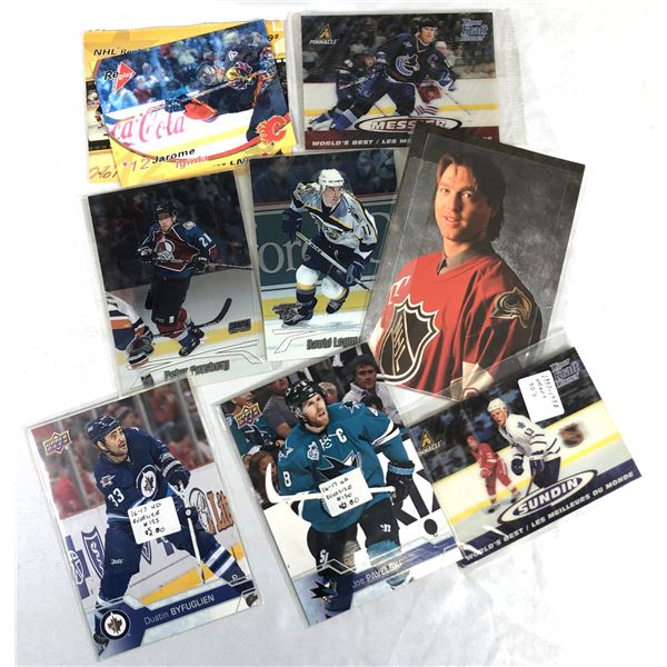 Jumbo & Oversized Hockey Card LOT x8 - Roy, Sundin