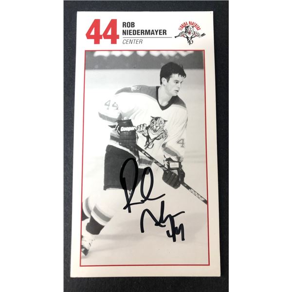 Rob Niedermayer AUTOGRAPHED Card - Panthers