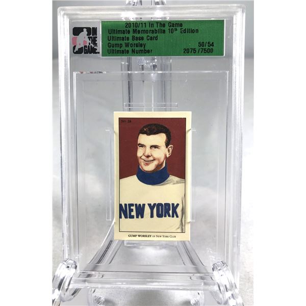 2010-11 ITG Ultimate - Gump Worsley - New York