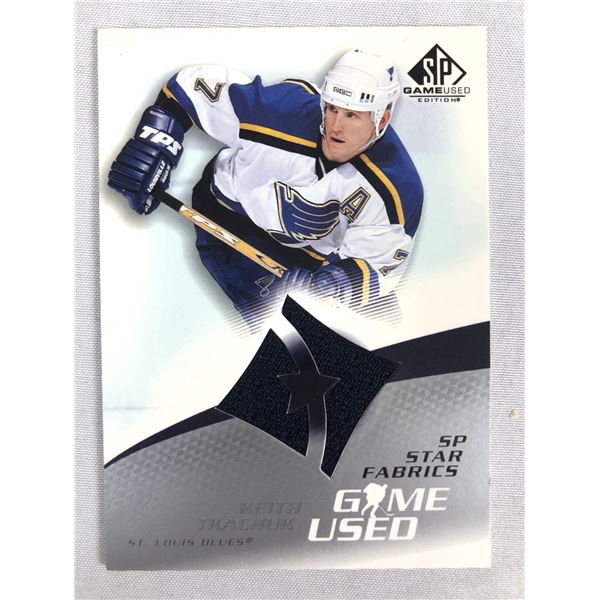 Keith Tkachuk GAME USED - 2004 SP - Blues