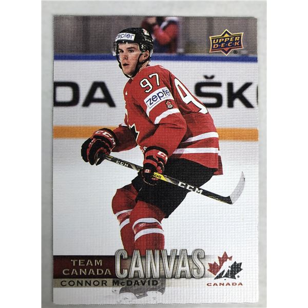 2017-18 UD Canvas - Connor McDavid TCC-5 - Canada