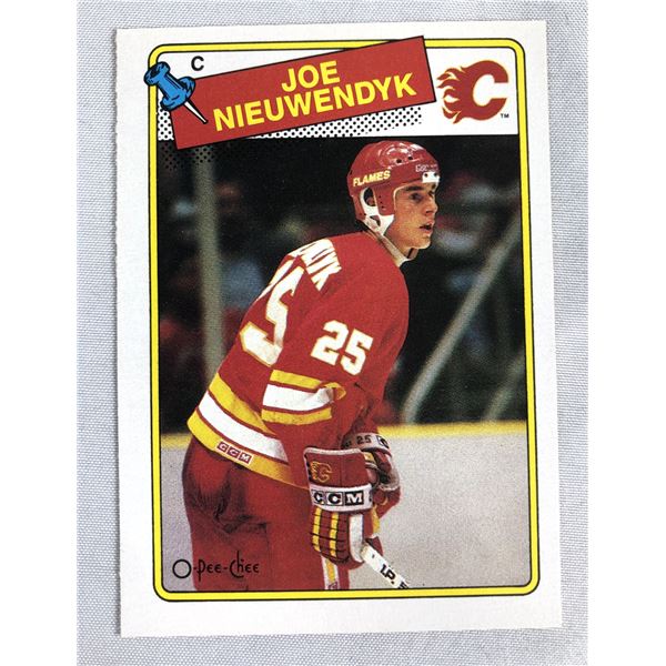 Joe Nieuwendyk ROOKIE Card - 88-89 OPC Flames