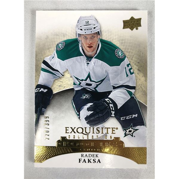 2015-16 Exquisite /399 - Radek Faska RC - Stars