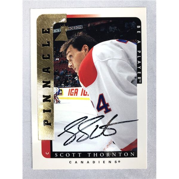 1996-97 BAP - Scott Thornton AUTO - Canadiens