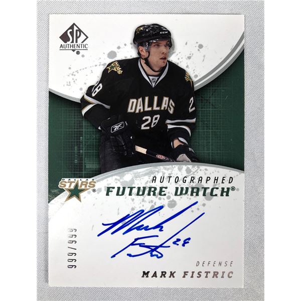 2009-10 SP - Mark Fistric AUTO - Stars