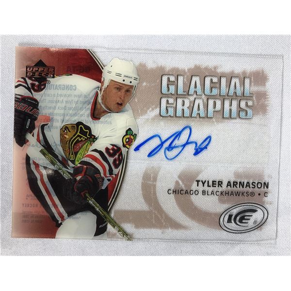 2005-06 ICE - Tyler Arnason AUTO - Blackhawks