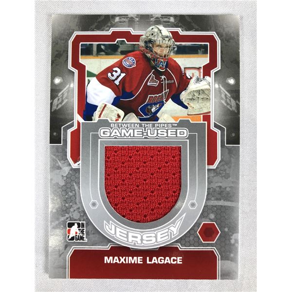 2013 ITG - Maxime Legace Game Used - PEI Rocket