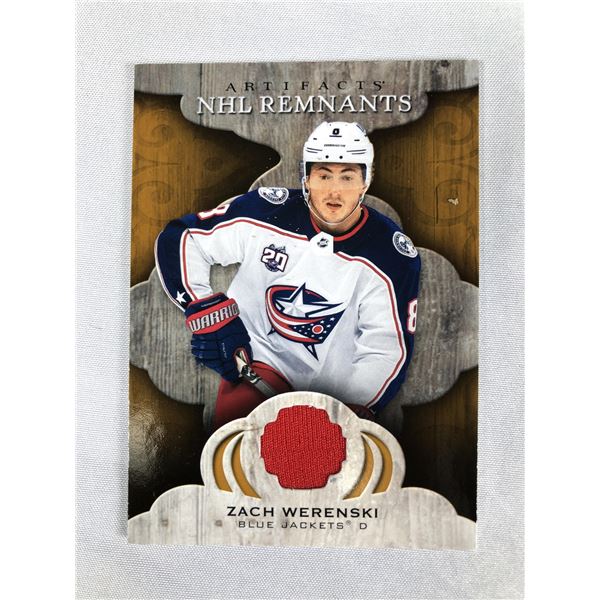 2021-22 Artifacts - Zach Werenski Game Used - Blue Jackets