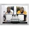 Image 1 : Tukka Rask & Pekka Rinne Game Used DUAL CARD - Bruins Predators