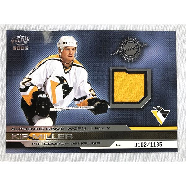 2002 Pacific - Kip Miller Game Used - Penguins