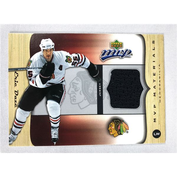 2005 MVP - Eric Daze Game Used - Blackhawks