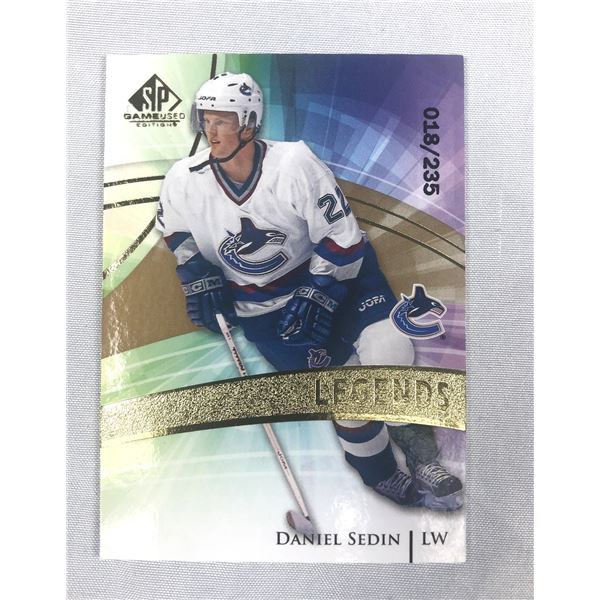 2012-13 SP Legends - Daniel Sedin /235- Canucks