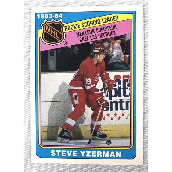 1984-85 OPC Rookie Scoring Leaders - Steve Yzerman - Red Wings