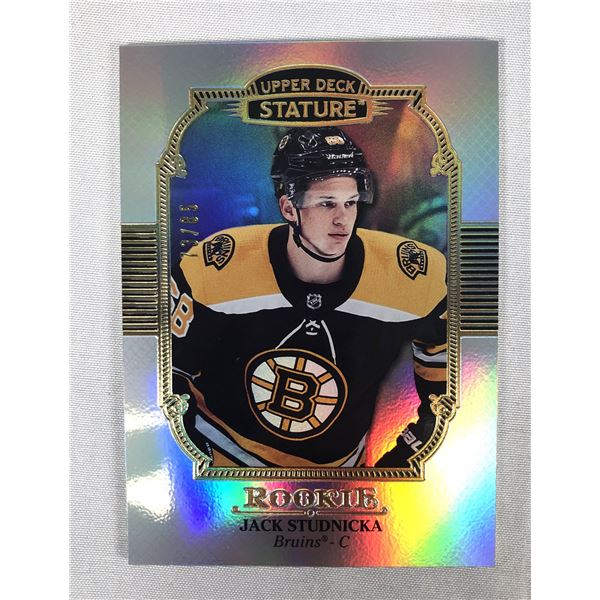2019-20 Stature - Jason Studnicka /85 Rookie Card - Bruins