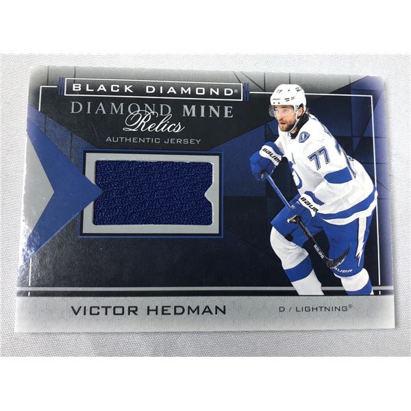 2021-22 Black Diamond - Victor Hedman Game Used - Lighting