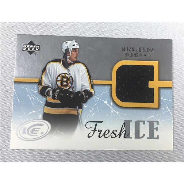 2005-06 UD - Milan Jurcina Game Used - Bruins