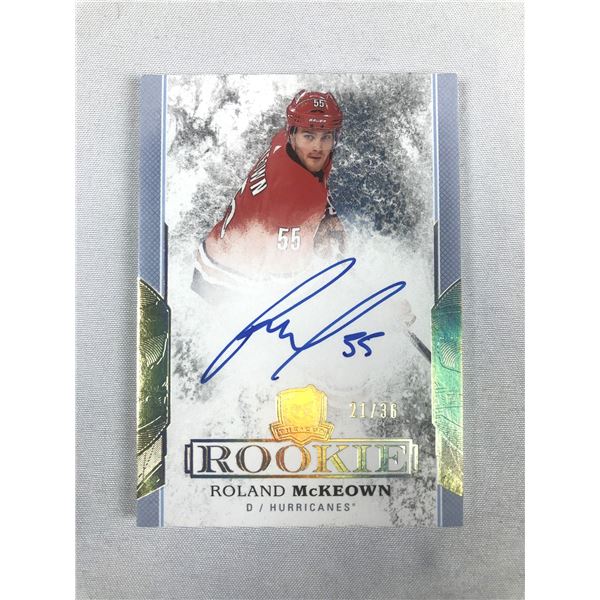 2017-18 The Cup - Ronald McKeown /36 AUTO RC - Hurricanes