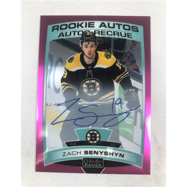 2019-20 OPC Plat - Zach Senyshyn /99 AUTO - Bruins