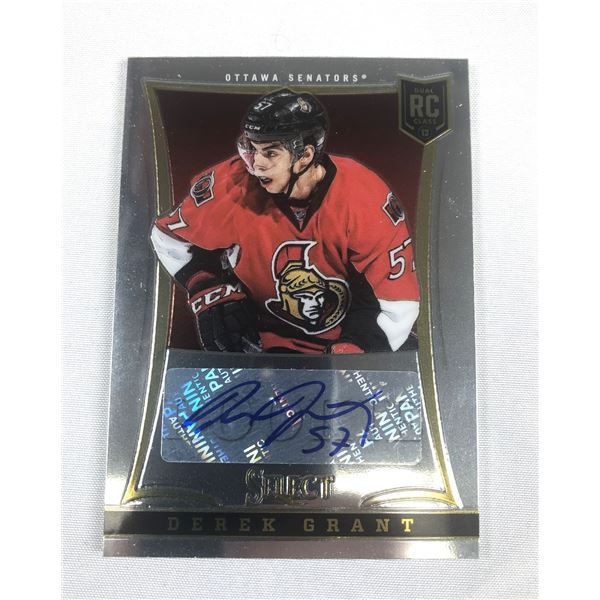 2013-14 Select - Derek Grant AUTO /399 - Senators