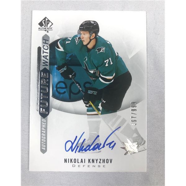 2020-21 SP - Nikolai Knyzhov AUTO - Sharks