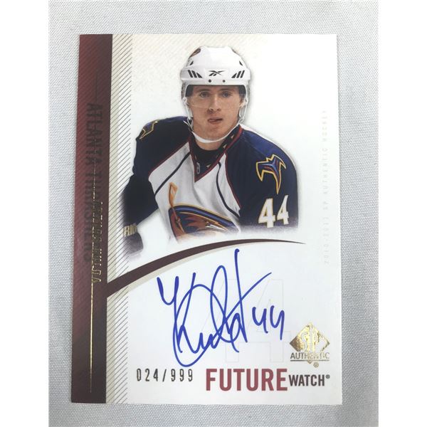 2010-11 SP - Arturs Kulda AUTO - Thrashers