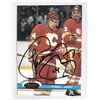 Image 1 : Theo Fleury Hand SIGNED Card - Flames