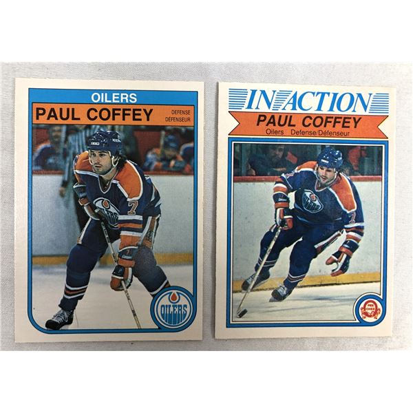 Paul Coffey 1982-83 OPC Lot x2 - Oilers