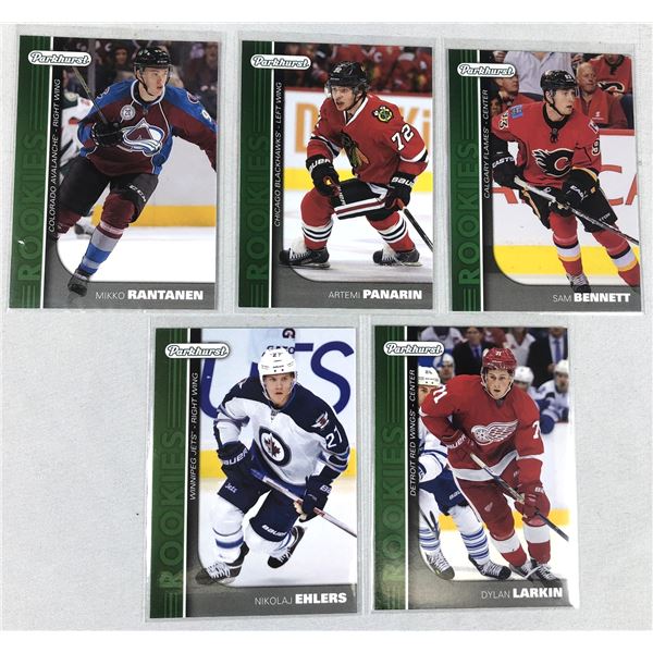 2015-16 Parkhurst ROOKIES LOT - Larkin, Rantanen, Bennett