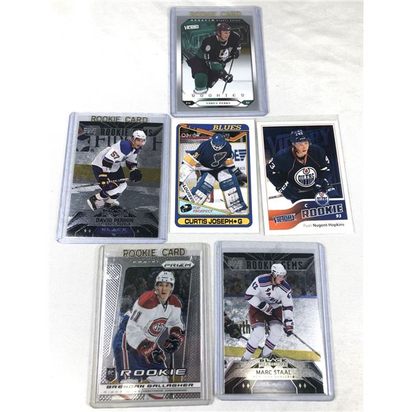 Hockey ROOKIES LOT x6 - Perry, Staal, Perron