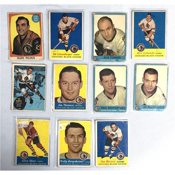 Blackhawks LOT x11 - 1957-1962