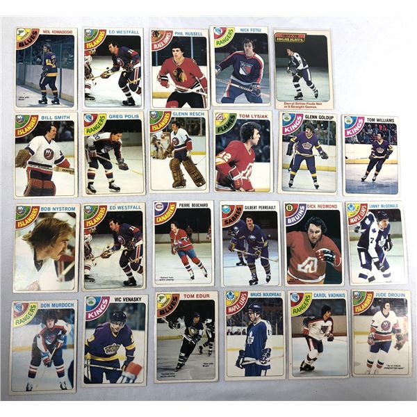 1978-79 OPC Hockey LOT x23