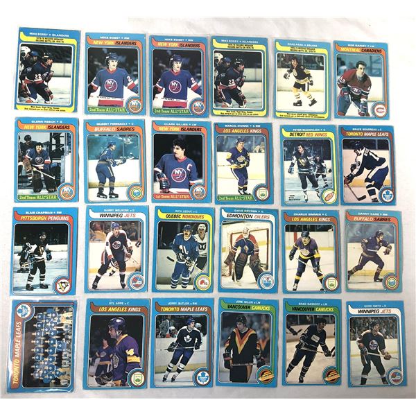1979-80 OPC Hockey Lot x24 - Bossy